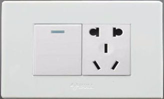 86型暗裝電器10A五孔墻壁開關(guān)插座與118型的區(qū)別詳解